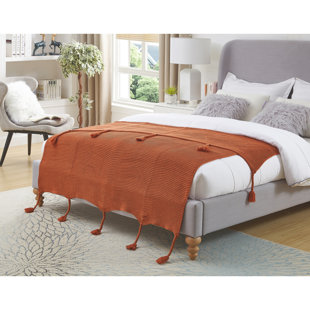 Cozy Tyme Lillyanna Acrylic Knit Throw 50" x 60" For Bedroom