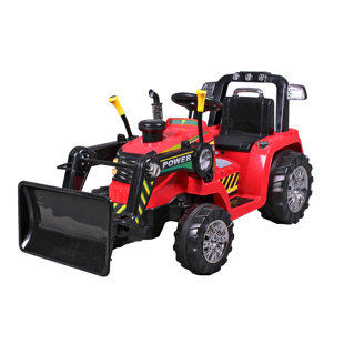 Blazin' Wheels 12 Volt 1 Seater Tractors / Construction Battery Powered Ride On