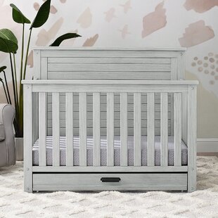 SIMMONS KIDS Caden 6-In-1 Convertible Crib with Storage