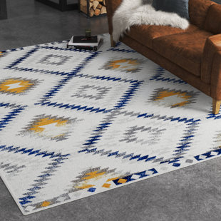 STEELSIDE™ Bodrum Tribal Kilim Gold Area Rug