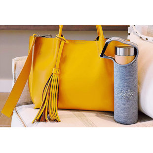 Kozy Kitchen 17oz. Double Wall Insulated Bamboo Travel Tumbler with Tea Infuser