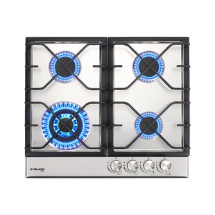 Gaslandchef 24'' Gas 4 Burner Cooktop with Dual Size Power Burner