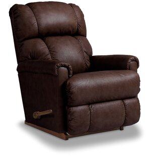 LA-Z-BOY Pinnacle Leather Match Manual Rocking Recliner