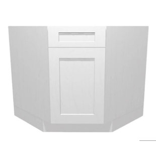 L&C CABINETRY Recessed Panel 36'' W x 34.5'' H Painted Plywood Ready-to-Assemble