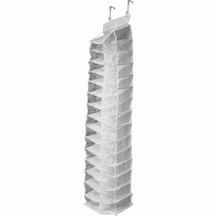 TRADEMARK HOME COLLECTION 30-Compartment 30 Pair Hanging Shoe Organizer