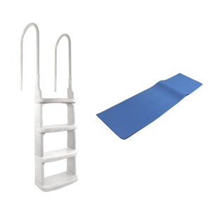 CINDERELLA INC. Main Access Easy Incline Above Ground In-Pool Swimming Pool Ladder