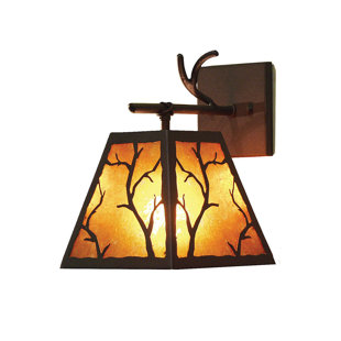 2ND AVE LIGHTING Rusty Nail Steel Armed Sconce