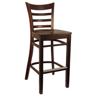 H&D RESTAURANT SUPPLY, INC. Solid Wood 30'' Stool