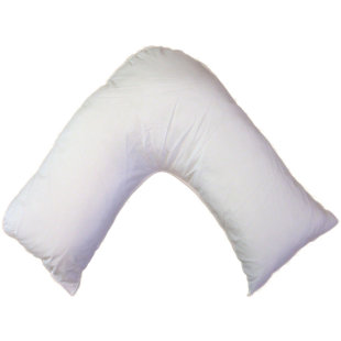 SYMPLE STUFF V Shaped Polycotton Support Pillow