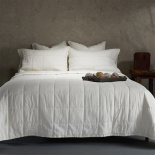 ENDLESSBAY Belgian Flax Linen Percale Quilt