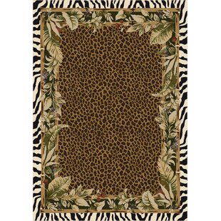 MILLIKEN Signature Jungle Safari Emerald Animal Print Area Rug