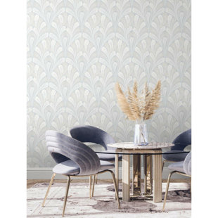 YORK WALLCOVERINGS York Textures Floral Double Roll