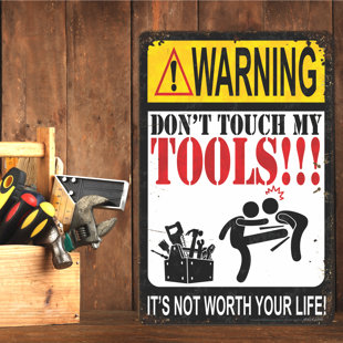 ATX CUSTOM SIGNS Funny Warning Sign