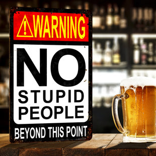 ATX CUSTOM SIGNS Sarcastic Funny Sign for Bar