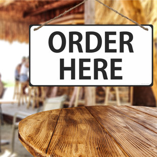 ATX CUSTOM SIGNS Order Here Sign