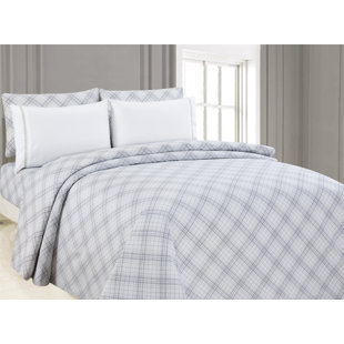 FLASH POPUP Posh Home Cruiser Plaid 6 Piece Sheet Set Microfiber Twill Plaid Sheet Set
