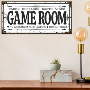 ATX CUSTOM SIGNS Game Room Sign