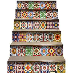 HOMEROOTS 6'' W x 6'' L Vinyl Peel and Stick Mosaic Tile