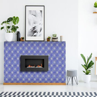 HOMEROOTS 5'' W x 5'' L Vinyl Peel and Stick Mosaic Tile