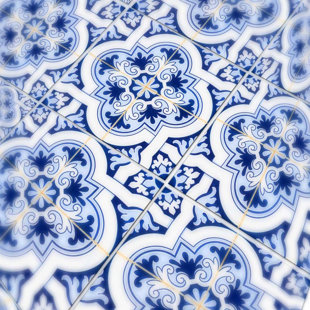 HOMEROOTS 5'' W x 5'' L Vinyl Peel and Stick Mosaic Tile