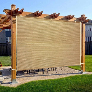 HGMART Sunscreen Shade Panel 8'x12' Rectangle Shade Sail With Rope