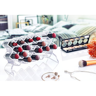 REBRILLIANT Levick Acrylic 22 Compartment Makeup Organiser