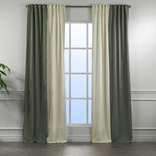 LILIJAN HOME & CURTAIN Decorative Window Curtain Each Panel 27'' Wide (Set of 4)