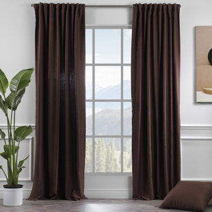 LILIJAN HOME & CURTAIN Decorative Room Darkening Curtain Panels (Set of 2)