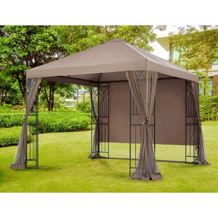 APEX GARDEN Symphony III 10 Ft. X 10 Ft. Single-Tier Steel Gazebo