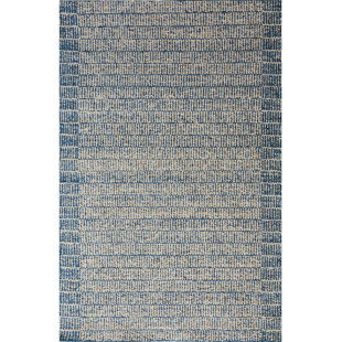 BOKARA RUG CO., INC. Hand-Knotted High-Quality Natural and Blue Area Rug