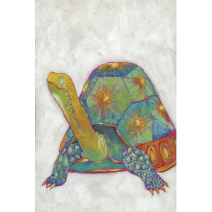 SUNSIDE SAILS " Turtle Friends II " by Chariklia Zarris Painting Print