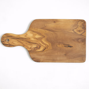 DUNROVEN HOUSE, INC. Olive Wood Cheese Paddle Cutting Board