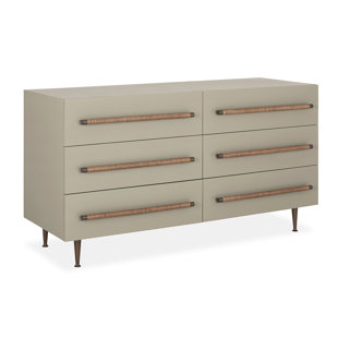 BROWNSTONE FURNITURE Audrey 6 Drawer 60" W Dresser