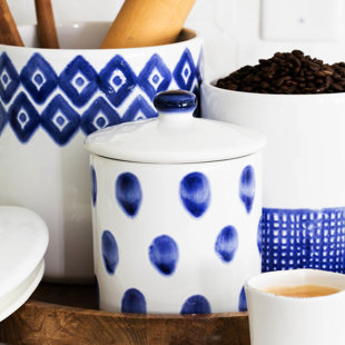 VIVA BY VIETRI Santorini Ceramic / Porcelain Jar