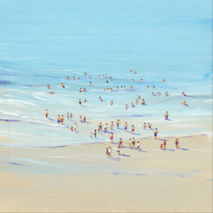 HOUSE OF HAMPTON Beach Day I by Timothy O' Toole - Wrapped Canvas Painting