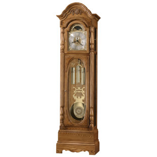 HOWARD MILLER® Schultz 84.25'' H Wood Grandfather Clock with Adjustable Chime Volume