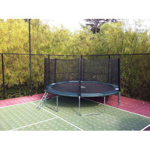 Galactic Xtreme 15' Round Backyard Trampoline with Safety Enclosure