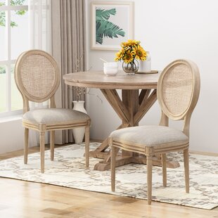 LAUREL FOUNDRY MODERN FARMHOUSE® Rodden Solid Wood Dining Chair (Set of 2)