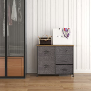 REBRILLIANT Silverberg 85cm W 5 - Drawer Chest of Drawers