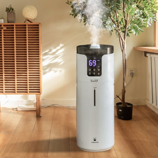 LACIDOLL 4.2 Gallons Cool Mist Ultrasonic Whole House Humidifier with Adjustable Humidistat for 1000 Cubic Feet