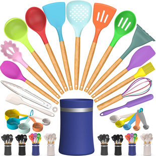 RUYA COMPANY 26 -Piece Silicone Cooking Spoon Set