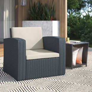 MERCURY ROW® Mcchesney Patio Chair with Cushions