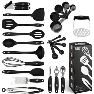 RUYA COMPANY 24 -Piece Silicone Assorted Kitchen Utensil Set