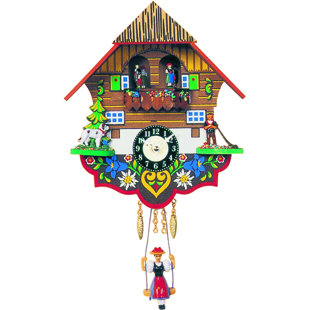 LOON PEAK® Boutelle Wood Wall Clock