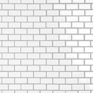 MEROLA TILE Hudson 1" x 2" Porcelain Mosaic Subway Wall & Floor Tile