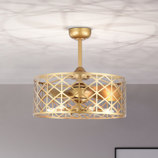 HOME ACCESSORIES INC 19'' Ceiling Fan with Light Kit