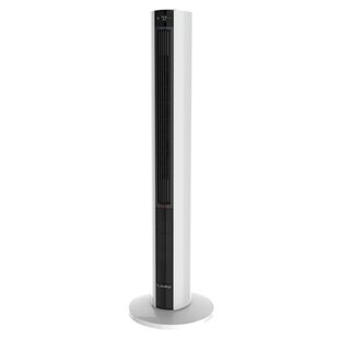 Lasko 1500 Watt 11000 BTU Electric Tower Space Heater with Adjustable Thermostat , Remote Included