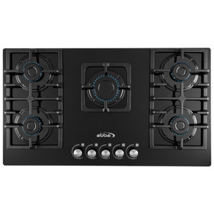 ARTESANO IRON WORKS ABBA 36 in 5 Burner Gas on Glass Cooktop