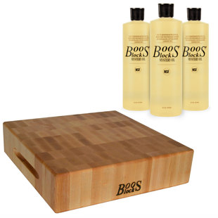 JOHN BOOS & CO John Boos Classic Chopping Block Cutting Board (Set of 2)