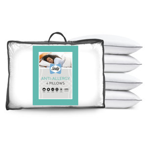 SEALY UK Sealy Anti Allergy Pillow - 4 Pack (Set of 4)